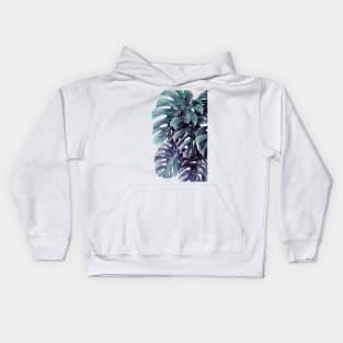 Monstera Leaves 11 Kids Hoodie